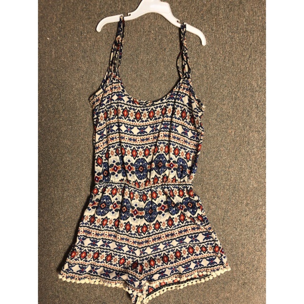 Printed Romper